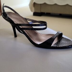 Salvatore Ferragamo Snake Strappy Heels